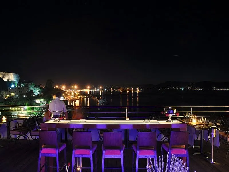 Terrace, City Marina Hotel, Corfu