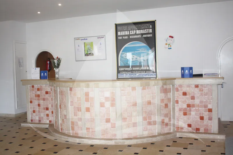 Lobby, Marina Cap Monastir Appart Hotel, Tunisia