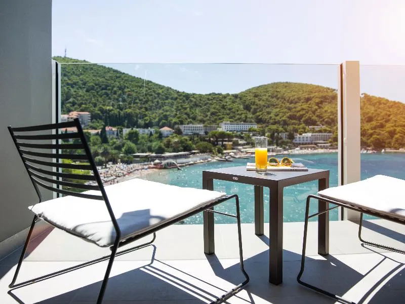 DOUBLE SEA VIEW WITH BALCONY Room, Hotel Kompas, Dubrovnik