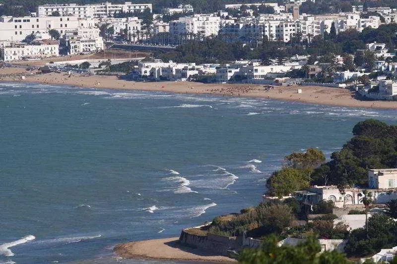 Beach, Golden Carthage Residence, Tunisia