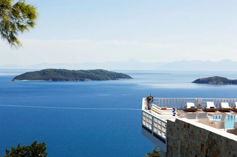 Terrace, Oniro Hotel, Skiathos