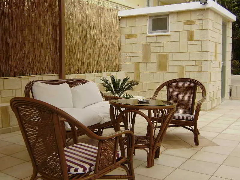 Terrace, Nicolas Studios Apartments, Crete