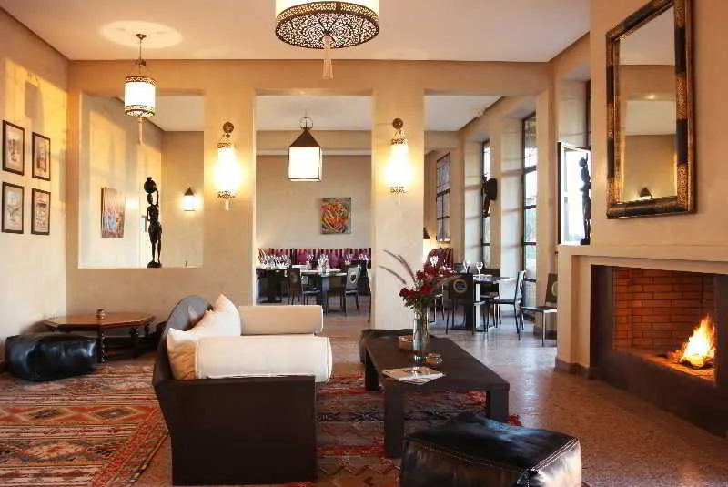 Lobby, Quaryati Ecolodge, Marrakech