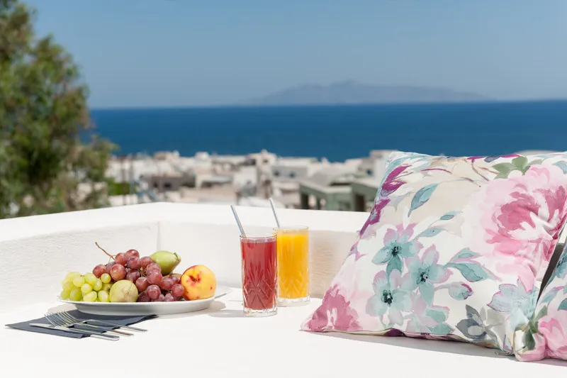 Terrace, Mar n Mar Crown Hotel-Suites, Santorini
