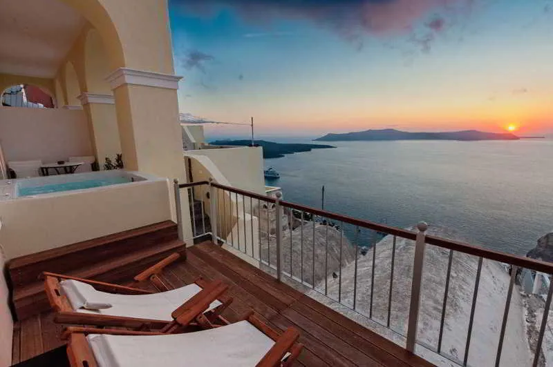 Terrace, Cori Rigas Suites, Santorini