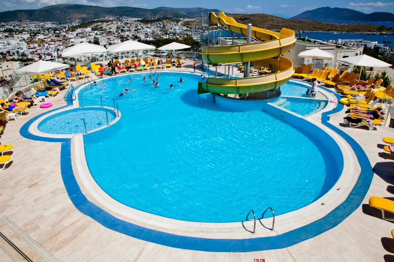 Pool, Sunhill Hotel, Bodrum