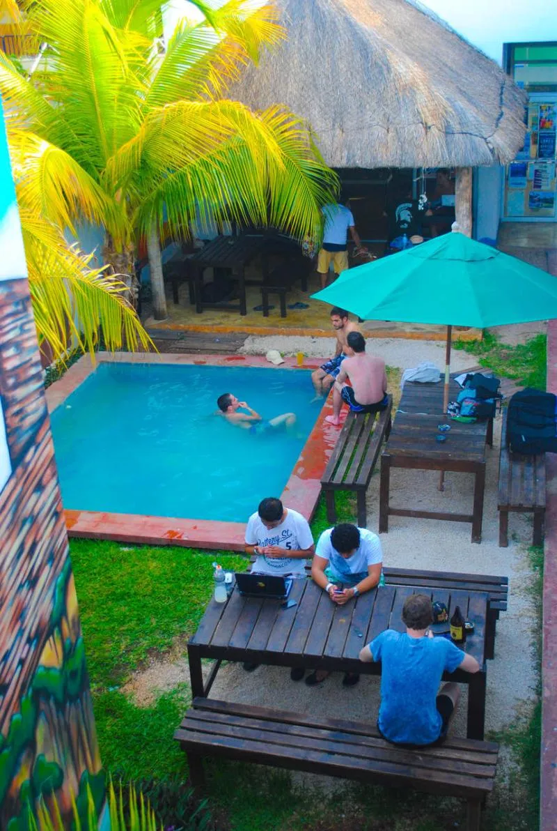 Pool, Hostal Vive La Vida, Playa Del Carmen