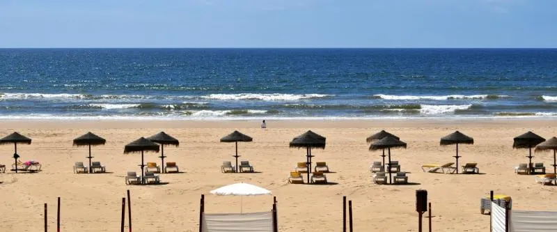 Beach, Yellow Praia Monte Gordo Hotel, Algarve