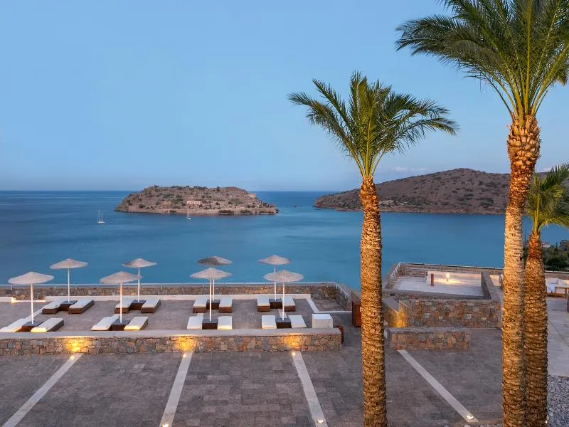 Terrace, Phaea Blue, a member of SLH, Crete