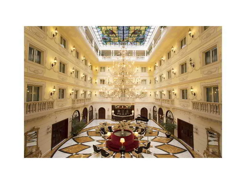 Lobby, Grand Hotel Vanvitelli, Naples
