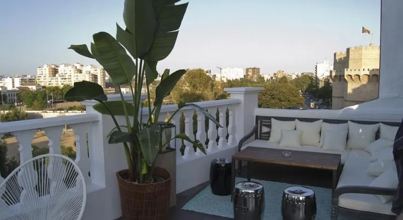 Terrace, Holahotel del Carmen, Valencia
