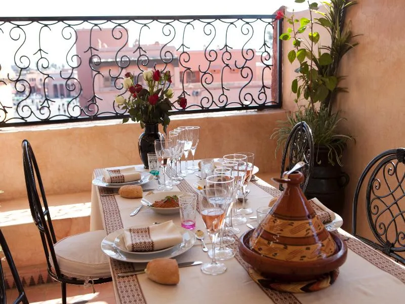 Terrace, Riad Le Rubis, Marrakech