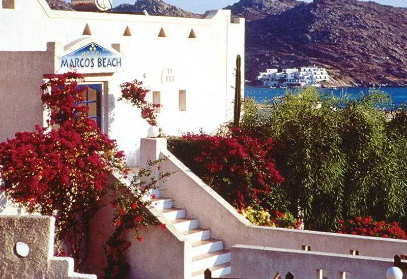 General view, Marcos Beach, Santorini