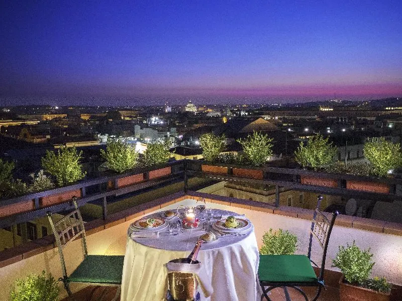 Terrace, Diana Roof Garden, Rome