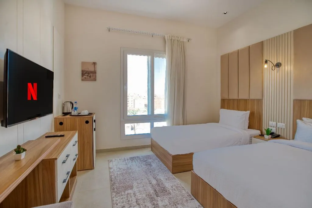 Double or Twin TWO BEDS Room, Mazar Pyramids Hotel, Cairo