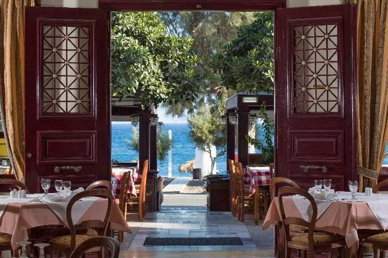 Restaurant, Veggera Hotel, Santorini