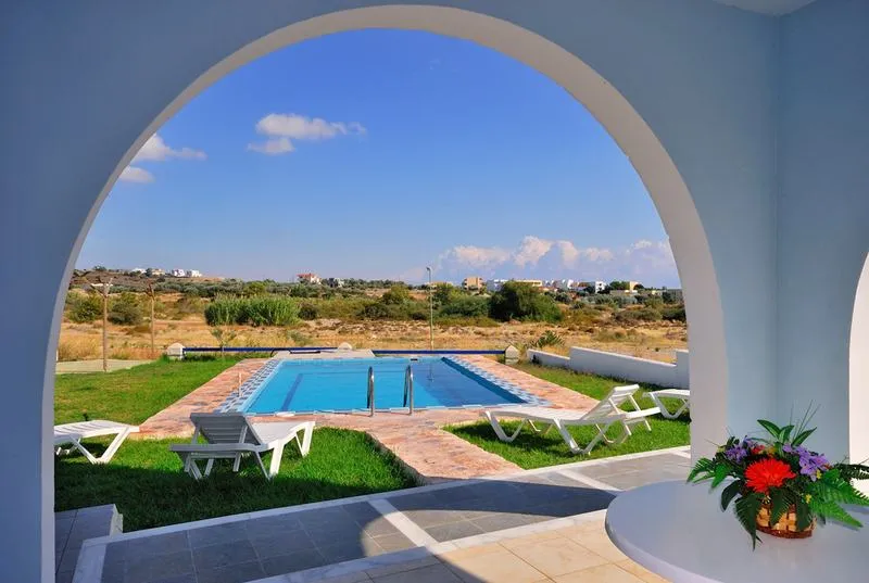 Terrace, Hotel 12 Islands Villas, Rhodes