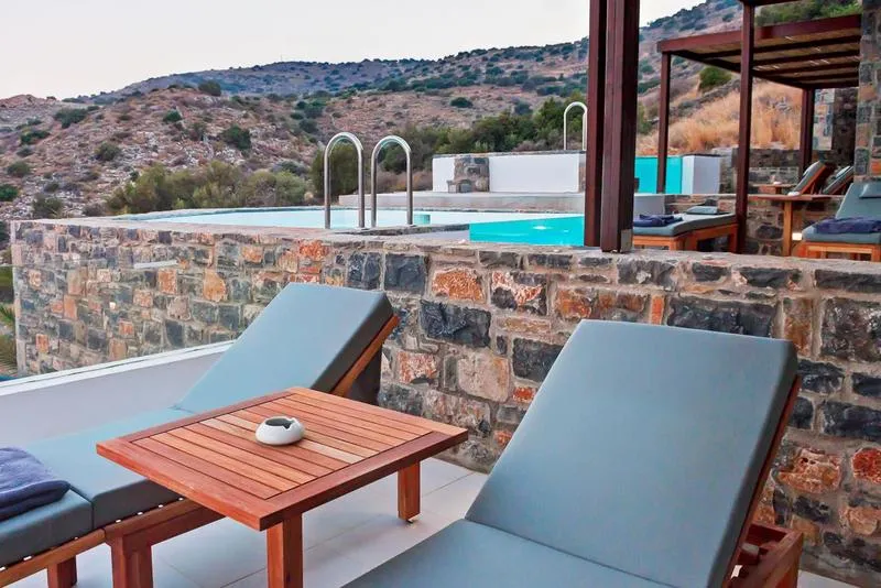 JUNIOR SUITE DELUXE WITH PRIVATE POOL Room, Royal Marmin Bay Boutique & Art Hotel, Crete