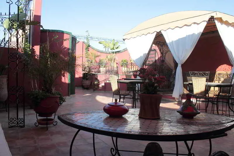 Terrace, Riad Kantarell, Marrakech