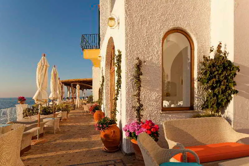 Terrace, Miramare Sea Resort and Spa, Naples