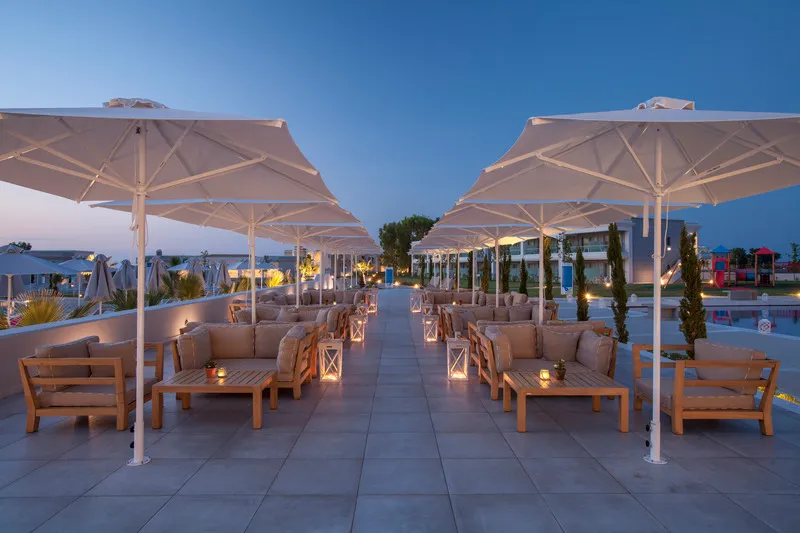 Terrace, Blue Lagoon Princess, Halkidiki