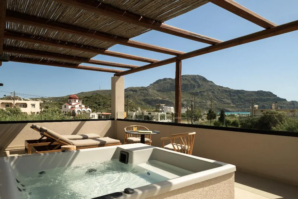 Terrace, Kymani Boutique Hotel & Suites, Crete