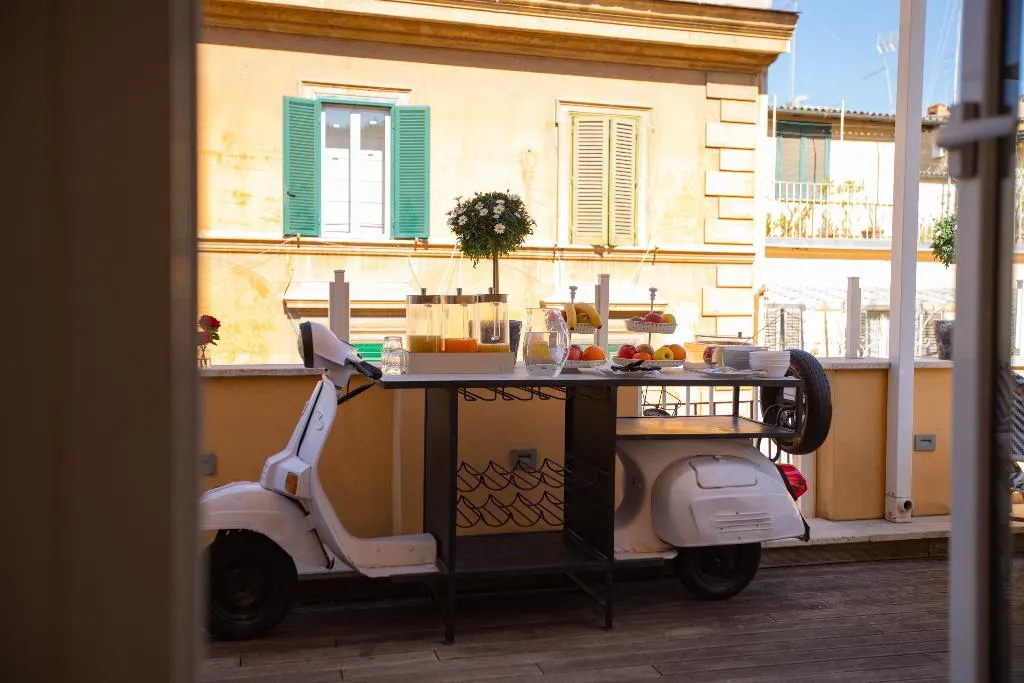 Terrace, Relais Monti, Rome