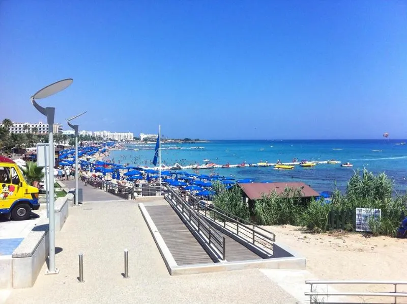 Beach, Alva Hotel Apartments, Cyprus