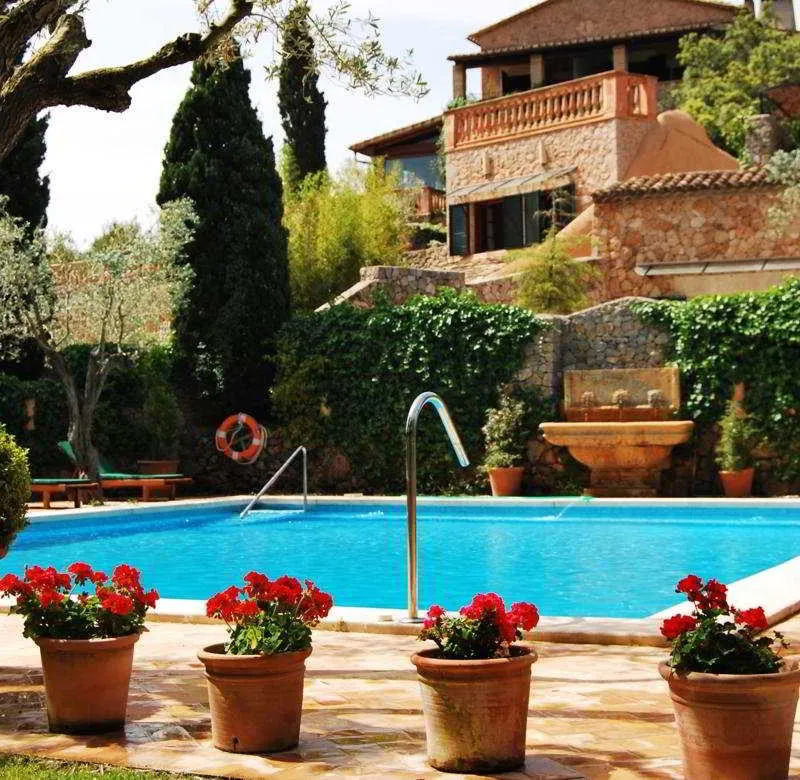 Pool, Valldemossa Hotel Restaurant, Majorca