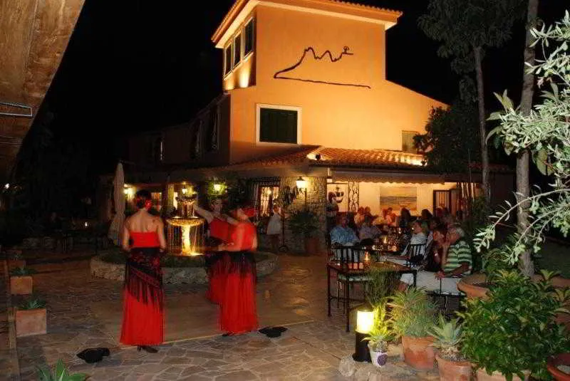 Terrace, Petit Cala Fornells, Majorca