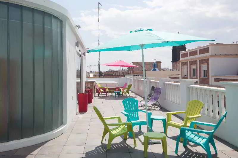 Terrace, Holahotel del Carmen, Valencia