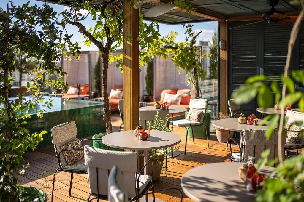 Terrace, Bless Hotel Madrid, a member of The Leading Hotels, Madrid
