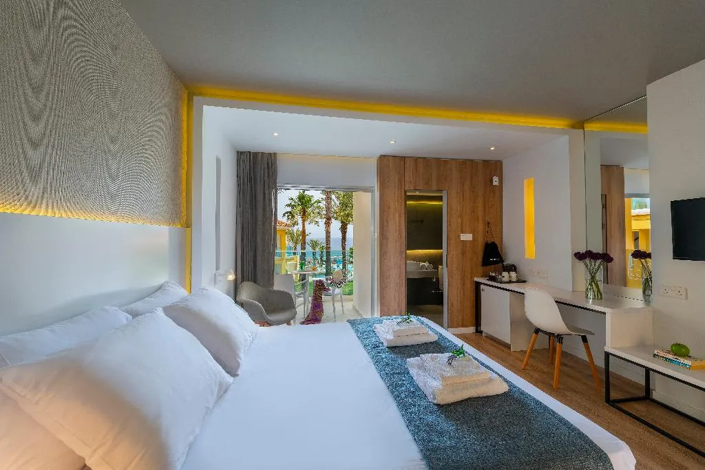 Double or Twin SIDE SEA VIEW Room, Malama Beach Holiday Village, Cyprus