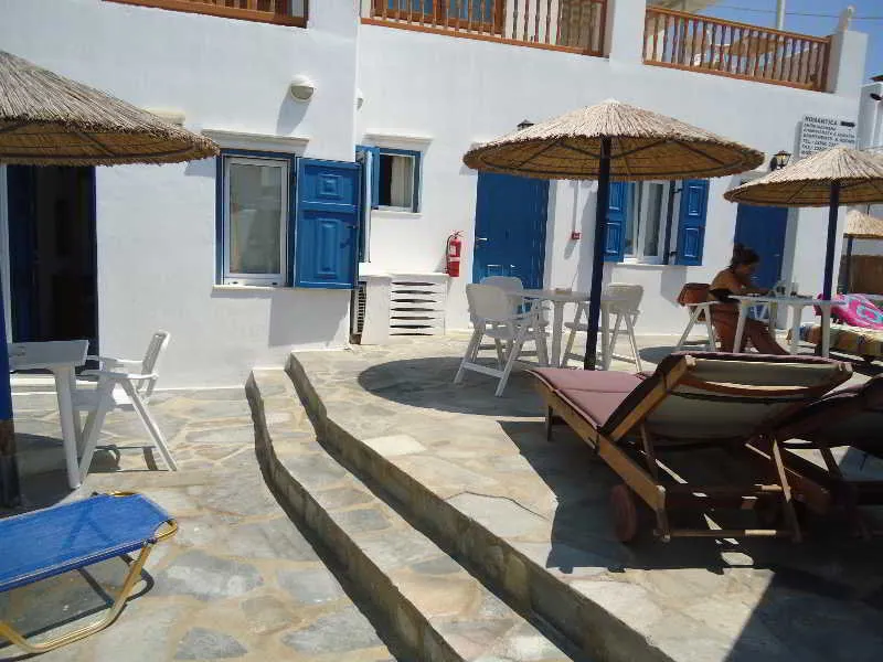 Terrace, Pension Romantika, Mykonos