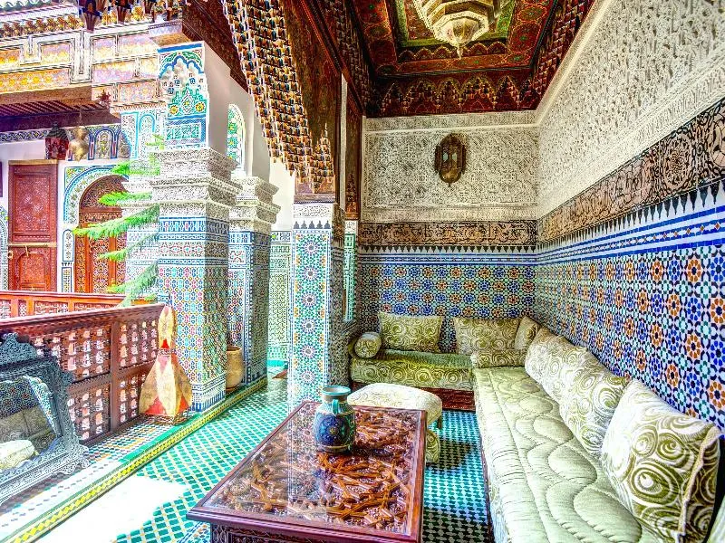General view, Riad Rcif, Fez