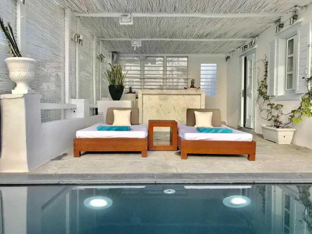 Pool, Belvedere hotel, Mykonos