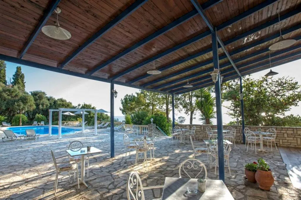 Terrace, Aurora Beach Hotel, Corfu