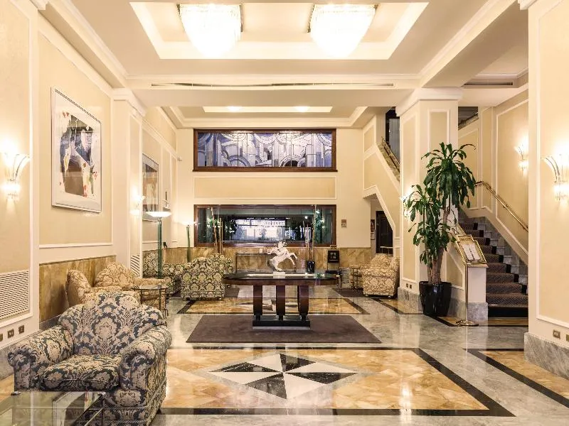 Lobby, Doria Grand Hotel, Milan