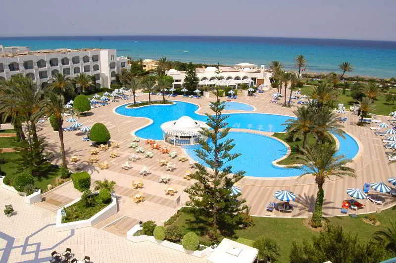 Terrace, Mahdia Palace Thalasso, Tunisia