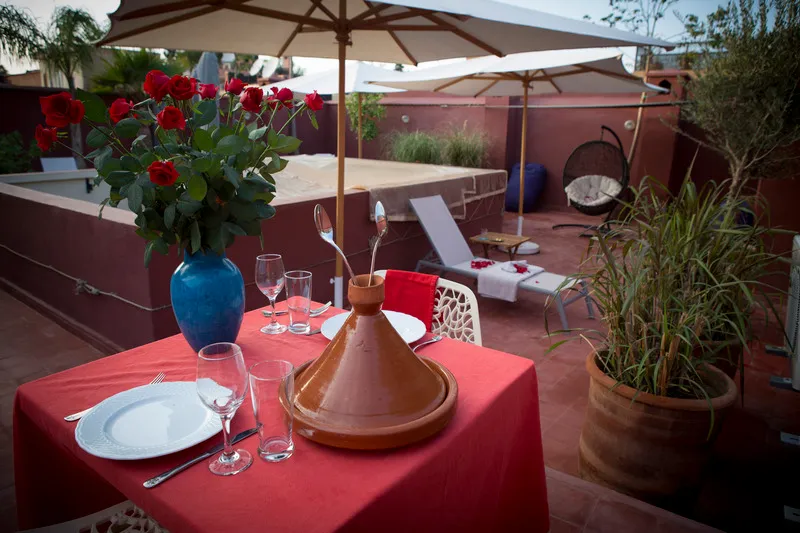 Terrace, Riad Rose Du Desert, Marrakech