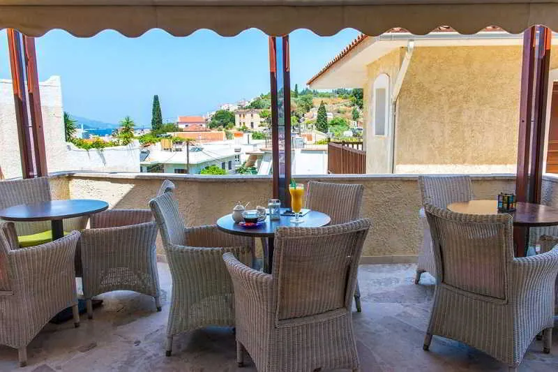 Terrace, Virginia Hotel, Samos
