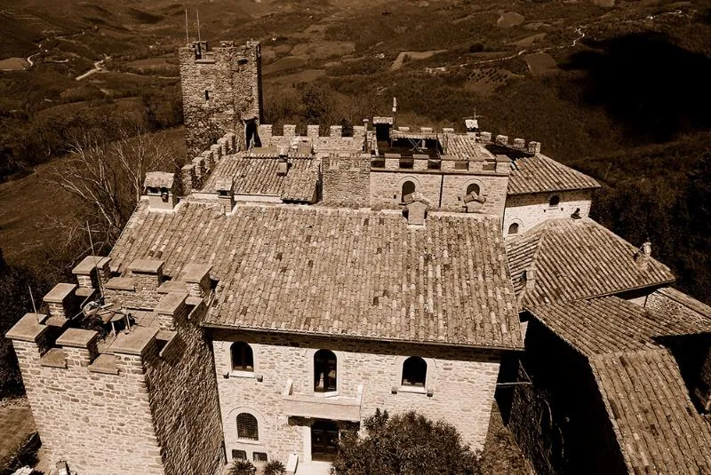 General view, Castello di Giomici, Perugia