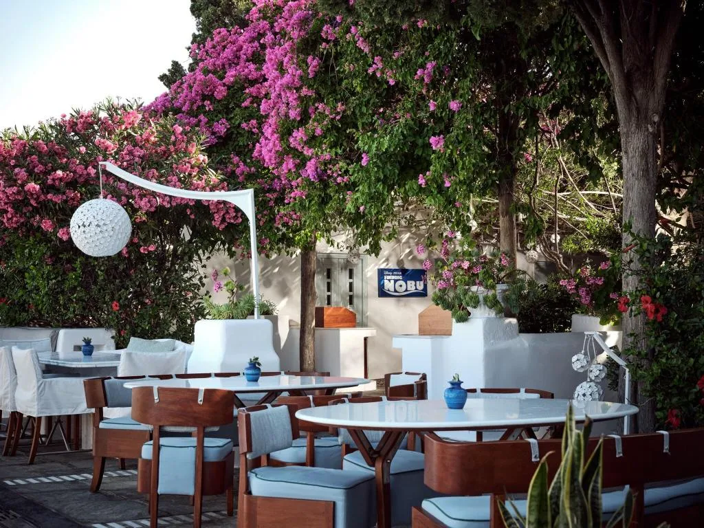 Restaurant, Belvedere hotel, Mykonos