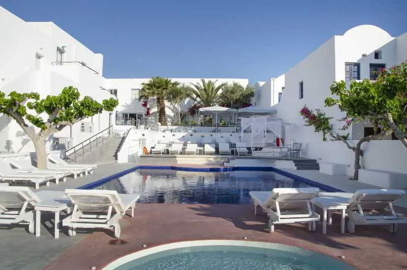 Pool, RK Beach hotel, Santorini