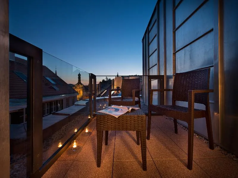 Terrace, EA Hotel Embassy Prague, Prague