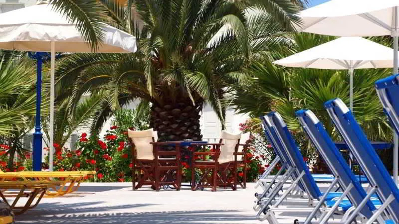 Pool, Albatros Hotel, Santorini
