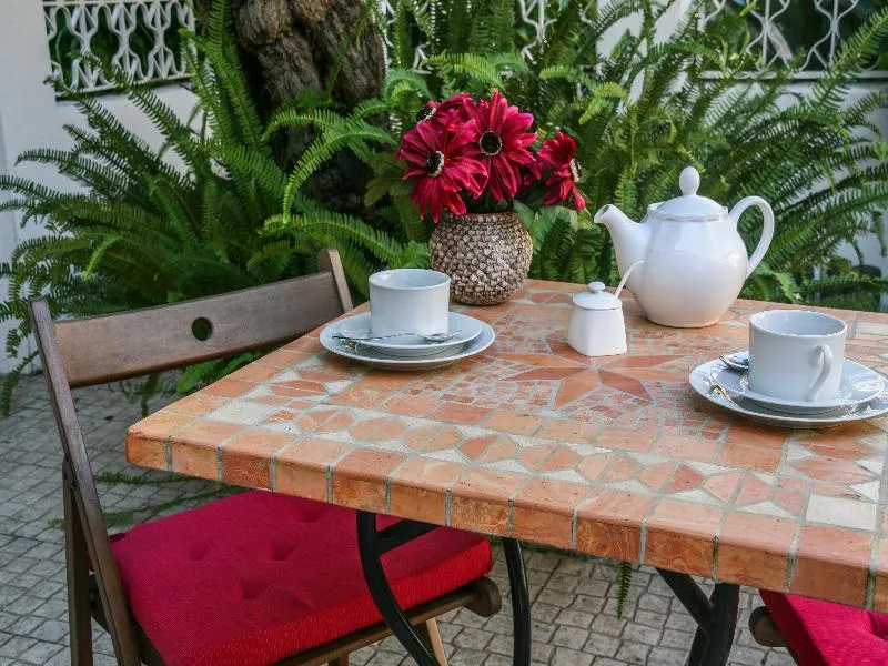 Terrace, Casa Shantiniketan, Lisbon