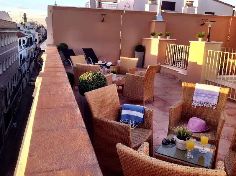 Terrace, Life Apartments San Vicente, Seville