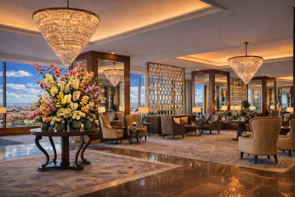 Lobby, Grand Hotel Prague Towers, Prague