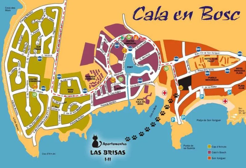 Beach, Las Brisas I & II, Menorca